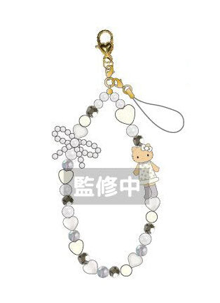 ハローキティ フォンストラップ グレードット [ティー・シー・ピー][GOODS]