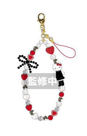 ハローキティ フォンストラップ レッド [ティー・シー・ピー][GOODS]