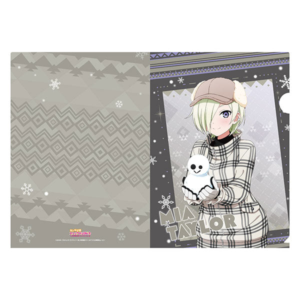ラブライブ!虹ヶ咲学園スクールアイドル同好会 A4クリアファイル「ニジガク雪遊び」 12.ミア・テイラー [エンスカイ][GOODS]
