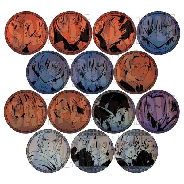 Trading Hologram Can Badge Bungo Stray Dogs / Dark Era 1 Box of 14 [Bell House][Trading]