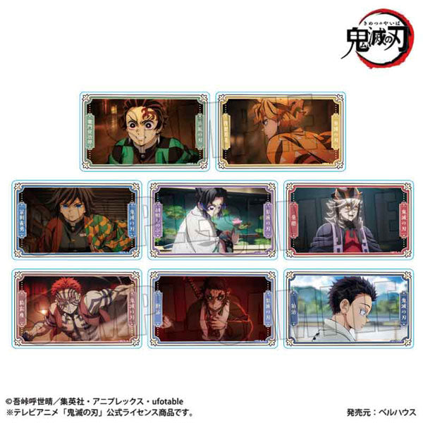 Trading Memories Acrylic Card Demon Slayer: Kimetsu no Yaiba/Infinity Castle Arc Ver. 1 Box (8 Pieces) [Bell House][Trading]