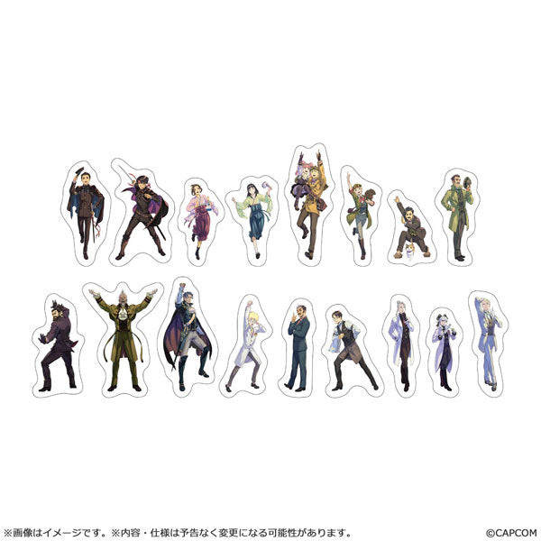 The Great Ace Attorney - 10th Anniversary Kaleidoscopic Banquet - Die-Cut Sticker Set [Capcom (Toys)][GOODS]