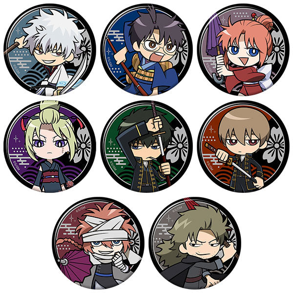 Gintama: The Final Movie - Yoshiwara in Flames - Character Badge Collection / Yoshiwara in Flames (Mini Character) 1Box/8 Pieces [Movic][Trading]