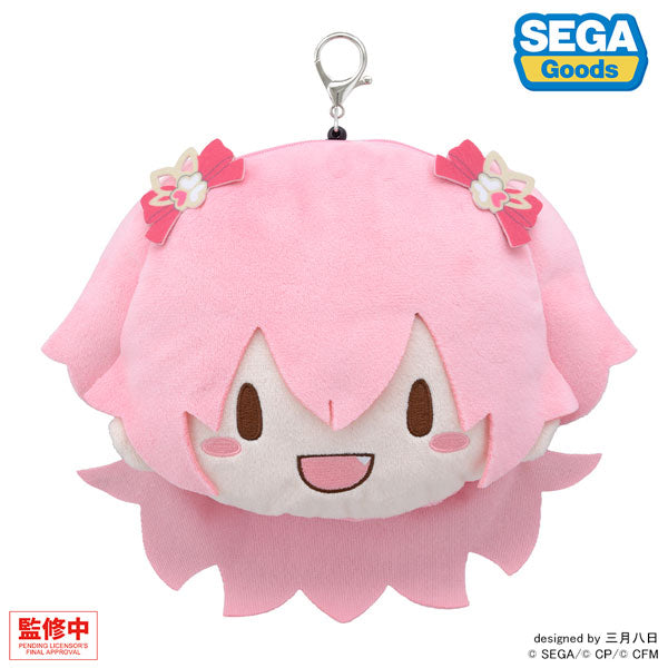 Project SEKAI Colorful Stage! Feat. Hatsune Miku Fuwapuchi Reel-Attached Face Pouch - Airi Momoi [Sega Fave][GOODS]