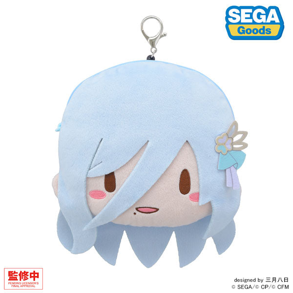 Project SEKAI COLORFUL STAGE! Feat. Hatsune Miku Fuwapuchi Retractable Face Pouch - Shizuku Hinomori [Sega Fave][GOODS]