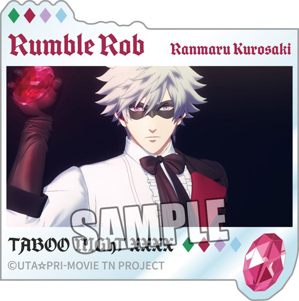 Uta no Prince-sama the Movie: TABOO NIGHT XXXX Visual Shot Hologram Sticker "Ranmaru Kurosaki" [Broccoli][GOODS]