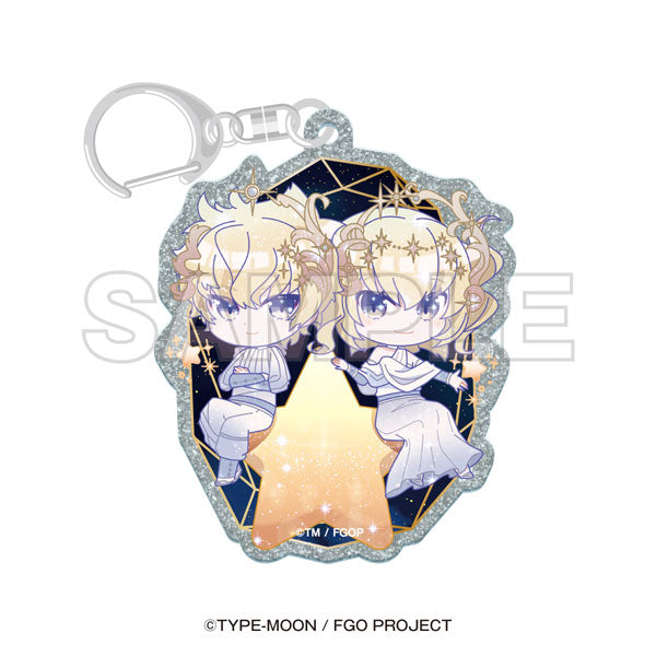 Fate/Grand Order×コニカミノルタプラネタリウム ミニキャラグリッターアクリルキーホルダー ディオスクロイ [イーディス][GOODS]