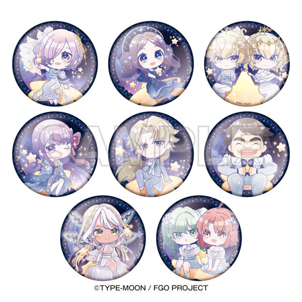 Fate/Grand Order x Konica Minolta Planetarium Trading Mini Character Can Badge (8 types total) 1 box (8 pieces included) [Edith][Trading]
