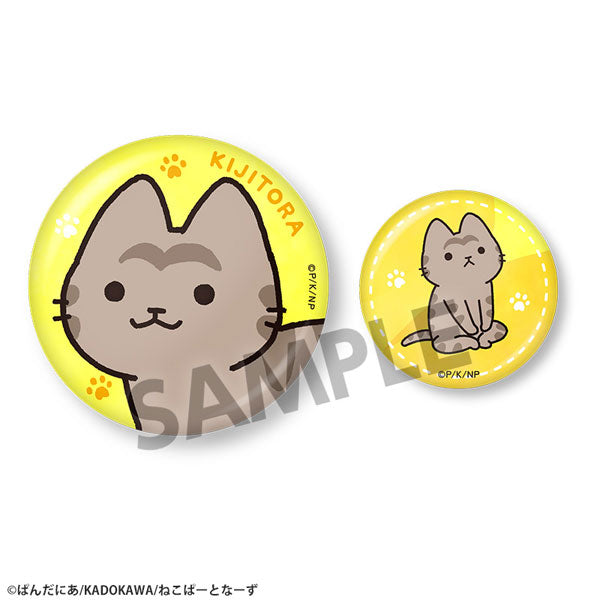 うごく!ねこむかしばなし 缶バッジセット キジトラ [ホビーストック][GOODS]