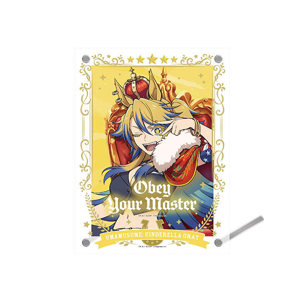 Anime "Uma Musume Cinderella Gray" Bromide with Acrylic Photo Frame ⑤ Obey Your Master ~CHAMPIONS~ [Ensky][GOODS]