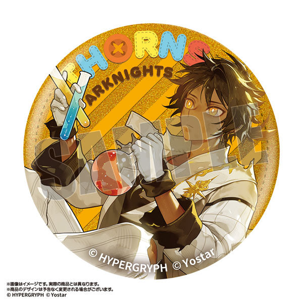 Arknights Operator Plush Illustration Can Badge Thorns [amiami][GOODS]