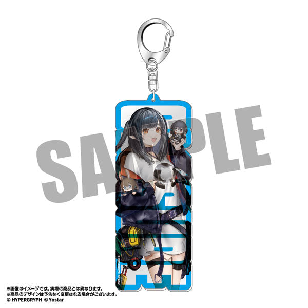 Arknights Operator Plush BIG Name Acrylic Keychain: Closure [amiami][GOODS]