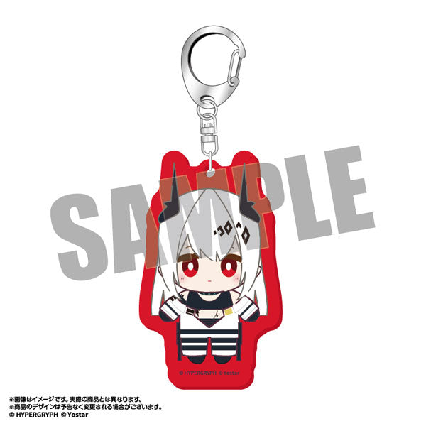 Arknights Operator Plushie Colorful Acrylic Keychain Mudrock [amiami][GOODS]