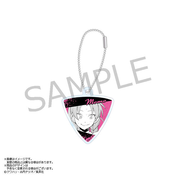 Futsū no Keionbu Guitar Pick-shaped Metallic Acrylic Keychain: Momo Uchida [AmiAmi][GOODS]