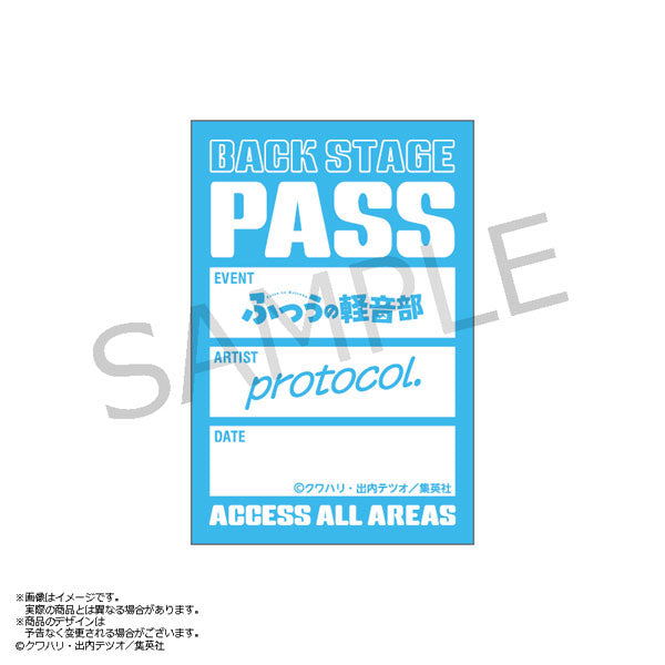 Ordinary Light Music Club Backstage Pass Style Satin Sticker protocol. [AmiAmi][GOODS]