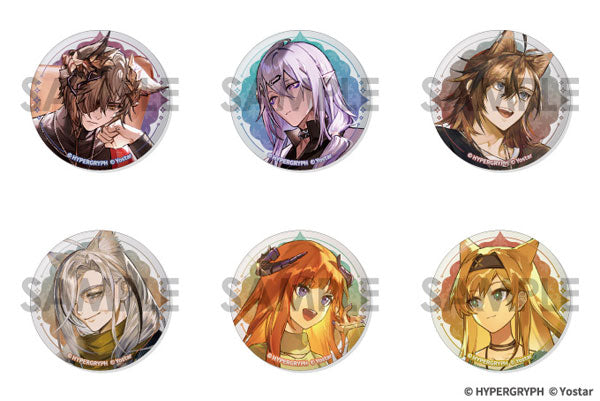 Arknights Trading Can Badges, Box of 6 [Sol International][Trading]