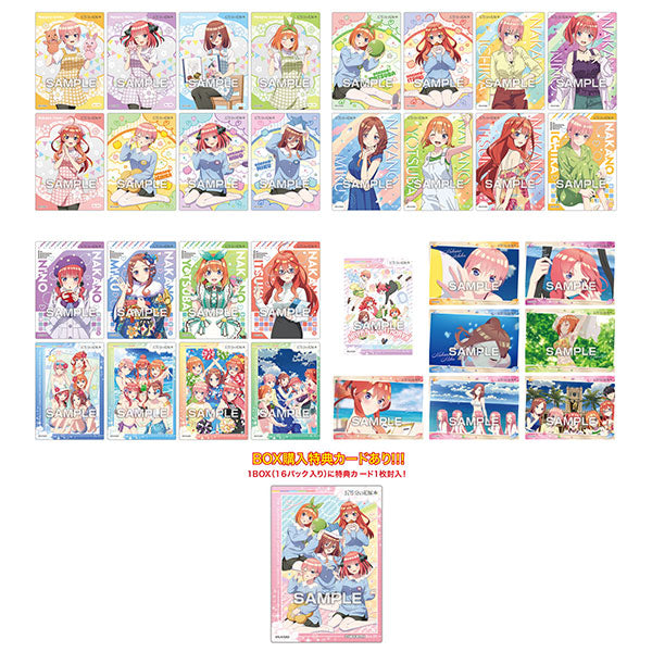 The Quintessential Quintuplets* Clear Card Collection Gum 5 [Regular Edition] [Ensky][Candy Toy]