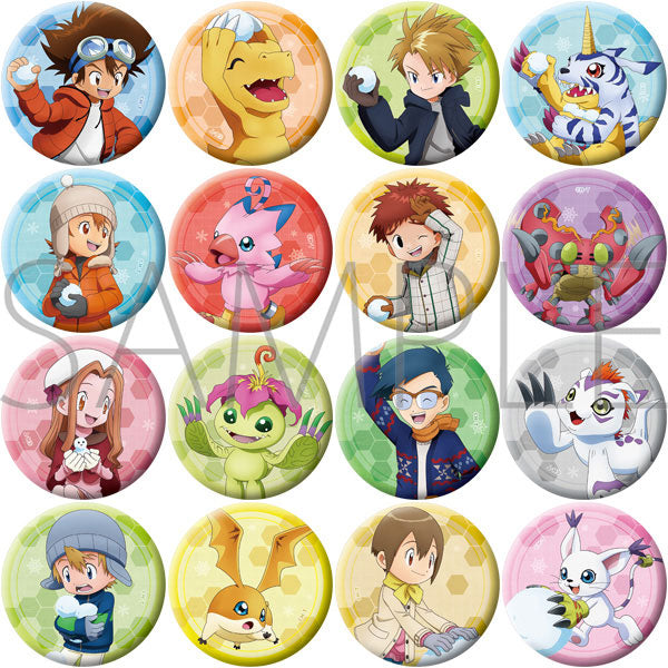 Digimon Adventure Character Badge Collection Box of 16 [Movic][Trading]