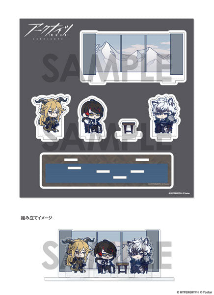 アークナイツ わちゃっと!ジオラマアクリルスタンド  A.デーゲンブレヒャー&ノーシス&シルバーアッシュ [ソル・インターナショナル][GOODS]