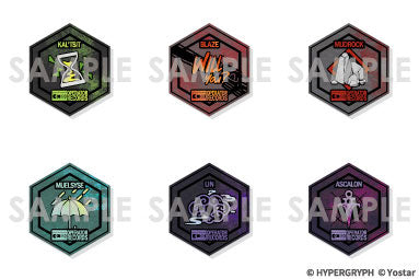Arknights Record Medallion Pins Vol. 3 BOX.A (Box of 6) [Sol International][Trading]