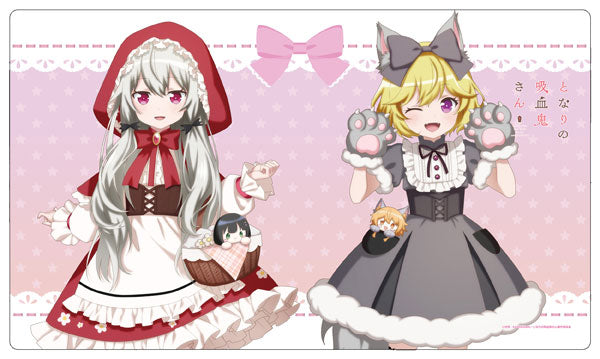 となりの吸血鬼さん 【描き下ろし】ラバーマット ソフィー&エリー(赤ずきん&狼) [エムズファクトリー][カードサプライ]