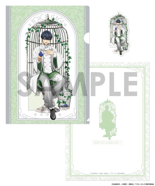 ブルーロック クリアファイル&ダイカットステッカーセット~Flower Cage~ 1.潔 世一 [ソル・ インターナショナル][GOODS]