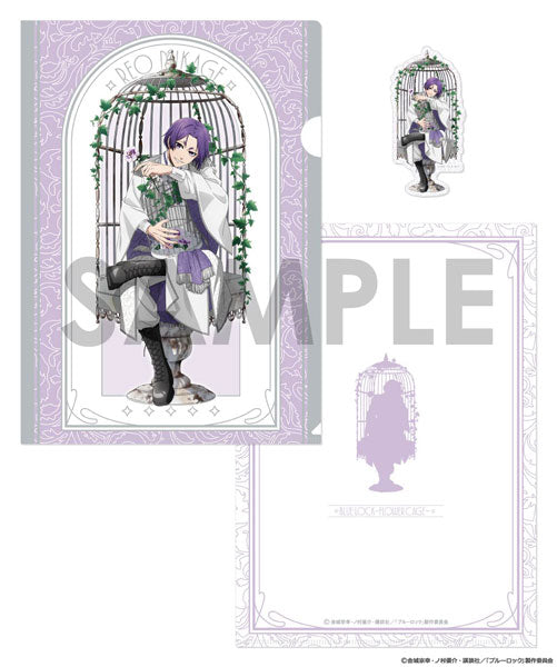 ブルーロック クリアファイル&ダイカットステッカーセット~Flower Cage~ 6.御影 玲王 [ソル・ インターナショナル][GOODS]