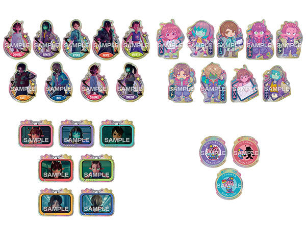 Milky Subway Galaxy Express Character Cut Sticker Gum Box of 16 [Ensky] [Candy Toy]