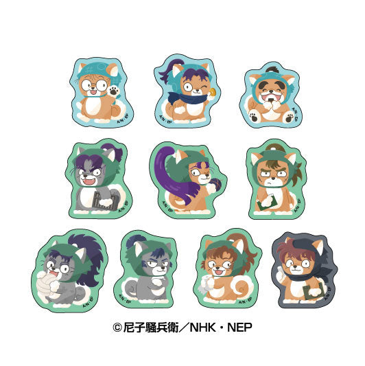 忍たま乱太郎 どうぶつフォーゼ フレークシール 壱ノ段 [エンスカイ][GOODS]