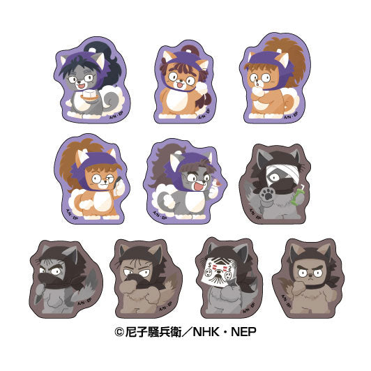 忍たま乱太郎 どうぶつフォーゼ フレークシール 弐ノ段 [エンスカイ][GOODS]