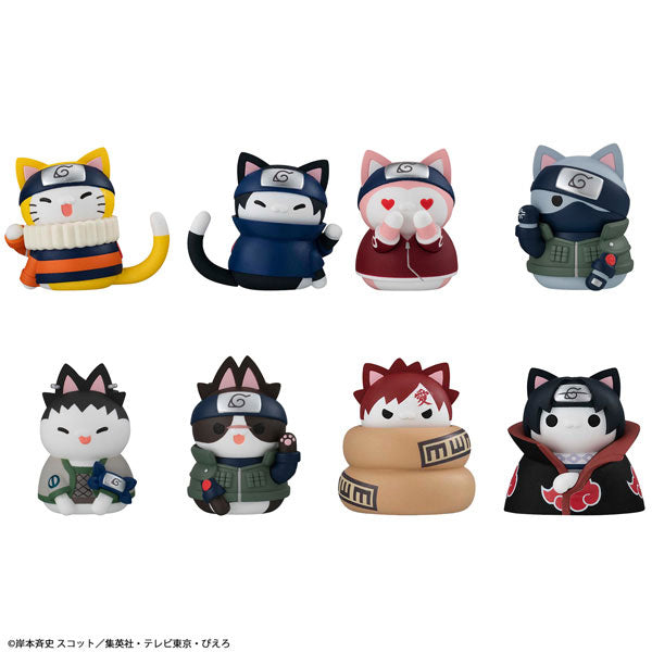 MEGA CAT PROJECT NARUTO-ナルト-  ニャルト! 木ノ葉の愉快なニャンコたち編REBOOT 1箱8個入り [メガハウス][Tフィギュア]