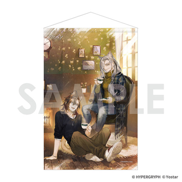 アークナイツ タペストリー~オペレーターたちのリラックスタイム~ステインレス&キャサリン [ソル・インターナショナル][GOODS]