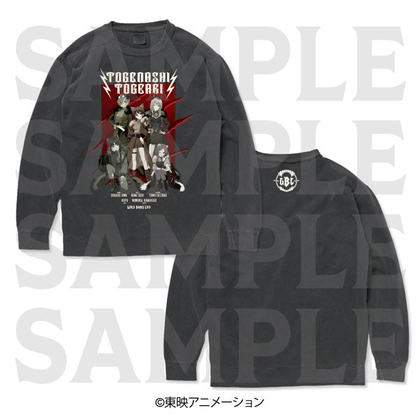 Anime "Girls Band Cry" Crew Neck Long Sleeve T-Shirt "-DOG Dress-" M [Edith][GOODS]