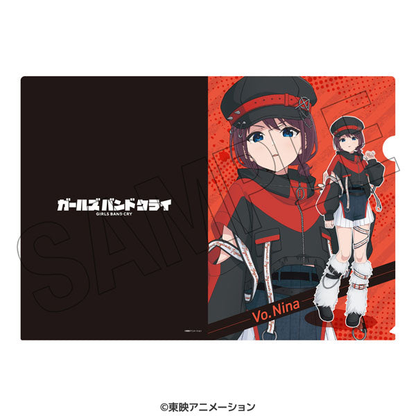 ガールズバンドクライ 描き下ろしA4クリアファイル 「ステージ衣装風」 (井芹仁菜) [トキオ・ゲッツ][GOODS]
