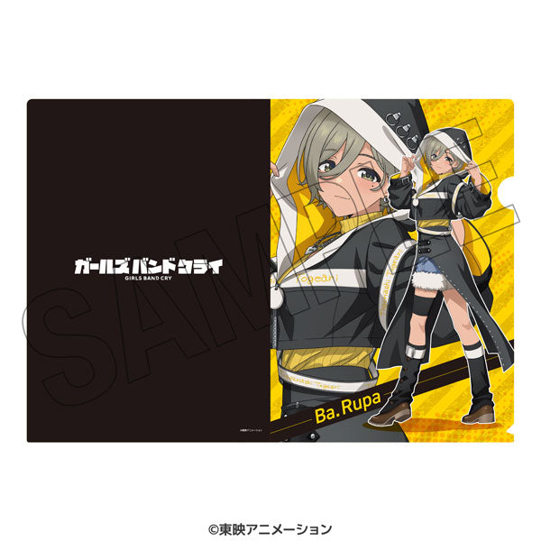 Girls Band Cry - Illustrated A4 Clear File - "Stage Outfit Style" (Rupa) [Tokio Gets][GOODS]