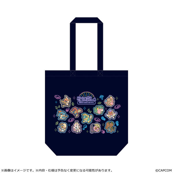 Monster Hunter Mon Deformed Tote Bag Neon Theme [Capcom (Toys)][GOODS]