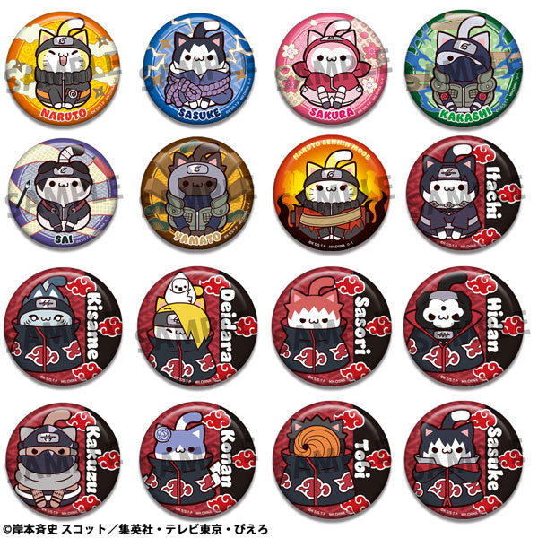 MEGA CAT PROJECT NARUTO-ナルト- Shippuden Nyaruto! Can Badge Collection 2 (Box of 16) [MegaHouse][Trading]
