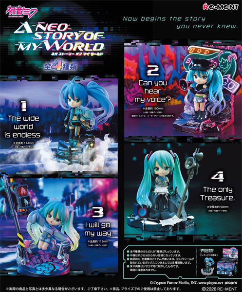 A neostory of my world 1 Box (4 pcs) [Re-Ment][T Figures]