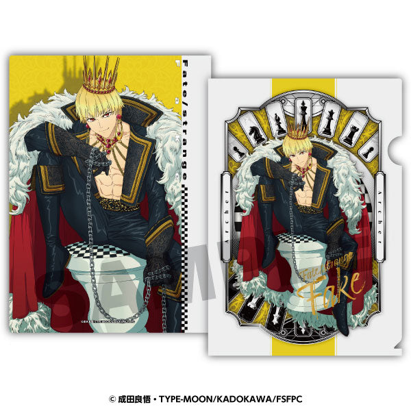 TV Anime "Fate/strange Fake" Foil-Stamped A4 Clear File 2. Archer [Ensky][GOODS]