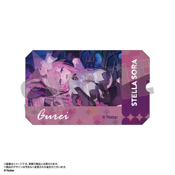 ステラソラ 青空旅券風ステッカー グレイ [amiami][GOODS]