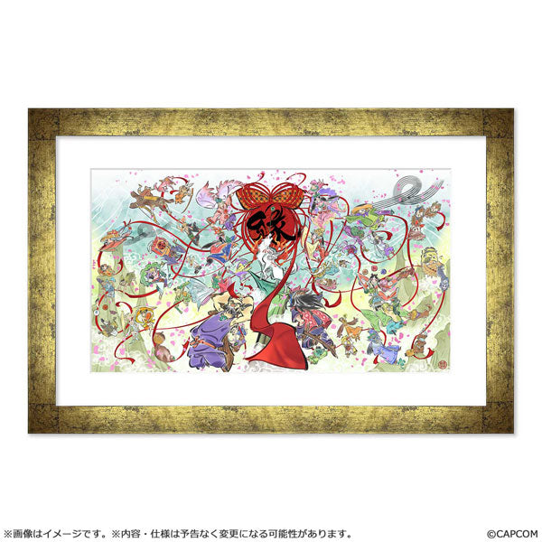 大神20周年記念アート 額装付きキャラファイングラフ [カプコン(玩具)][GOODS]