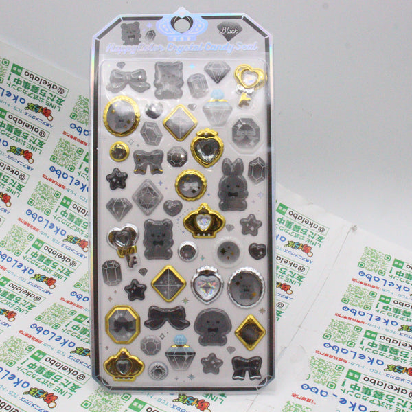 Happy Color クリスタルキャンディシール ブラック [エール][GOODS]