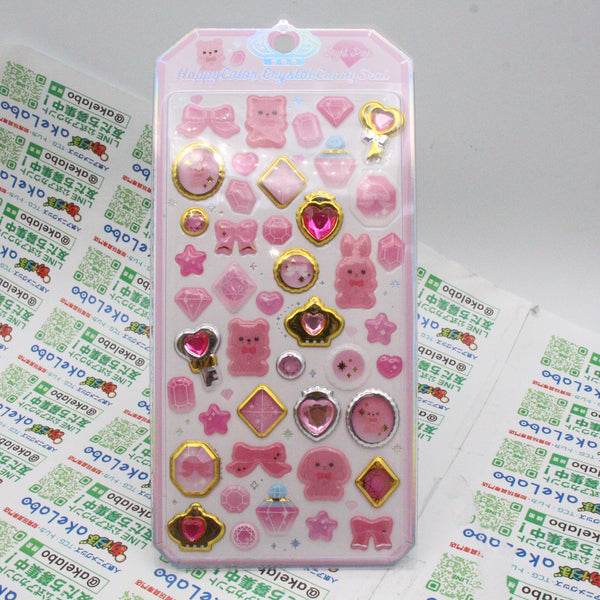 Happy Color クリスタルキャンディシール ライトピンク [エール][GOODS]