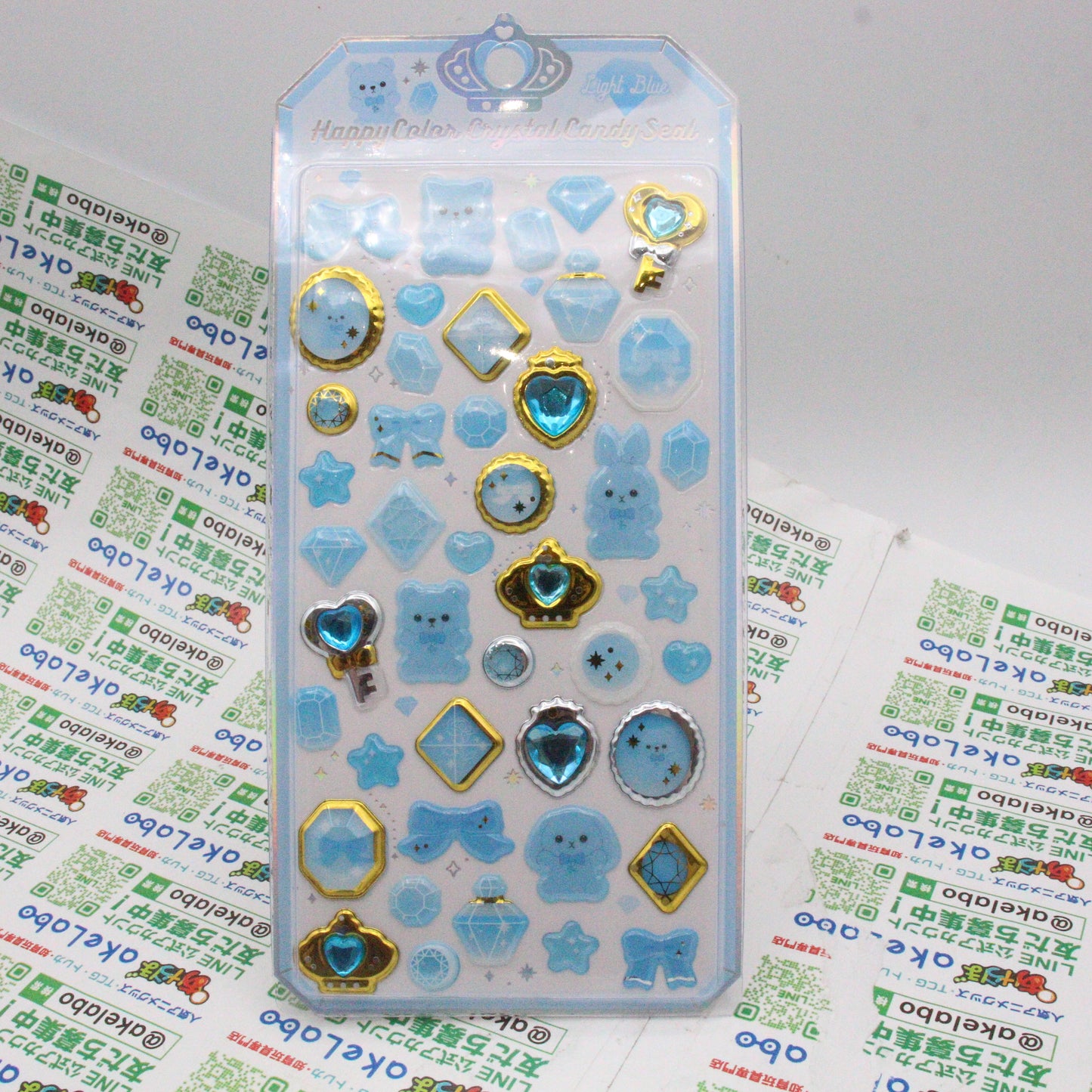 Happy Color Crystal Candy Seal Light Blue [Yell][GOODS]