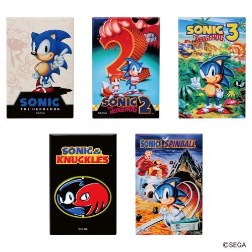 ソニック・ザ・ヘッジホッグ スクエア缶バッジコレクション 1箱5個入り [エンスカイ][トレーディング]