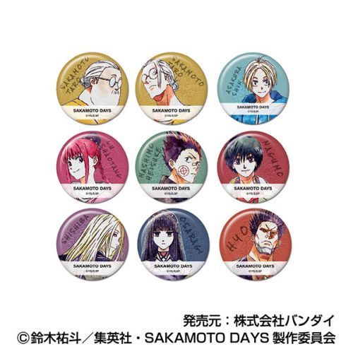 CANバッジ SAKAMOTO DAYS レタコレ Vol.1 1箱9個入り [ハセ・プロ][トレーディング]