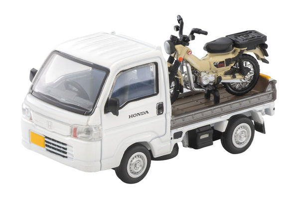LV-N330a ホンダ アクティ トラック バイク店仕様 (白) ホンダ CT125・ハンターカブ付 [トミーテック][ミニカー]