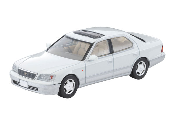 LV-N356a トヨタ セルシオ C仕様 Fパッケージ (パールホワイト/銀) 97年式 [トミーテック][ミニカー]