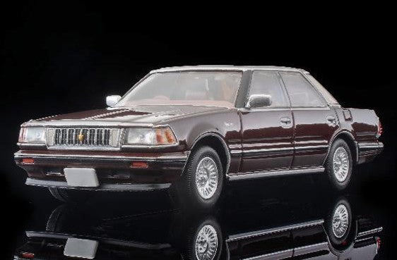 LV-N175c トヨタ クラウン ハードトップ スーパーチャージャー ロイヤルサルーン (ワイン) 85年式 [トミーテック][ミニカー]