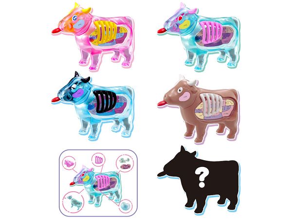 Disassembly Puzzle FANTASY - Cow - Box of 4 [Megahouse][Trading]